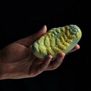 Fern grinder - Green with yellow veins