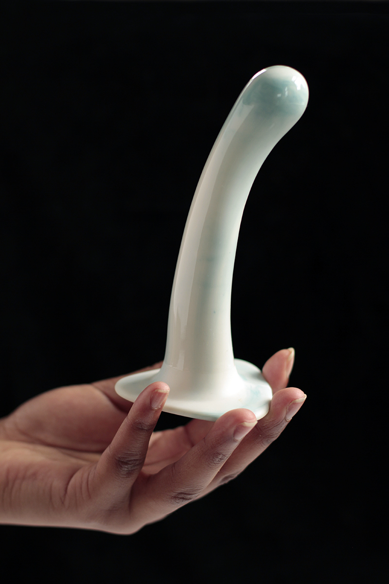 Strap on - M - white and turquoise - Image 2