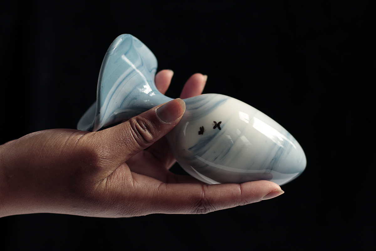 Kaudi buttplug - L - Summers butterflies