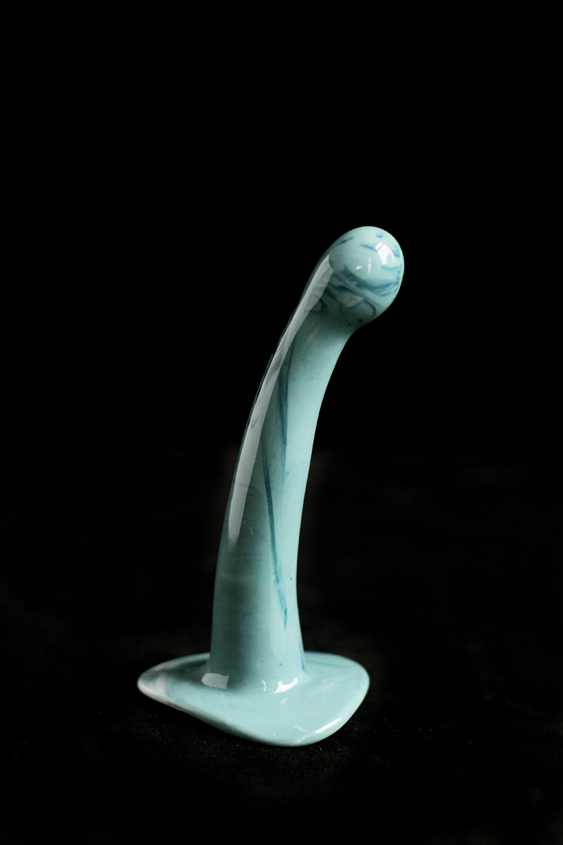 Strap on - S - Turquoise and cobalt blue - Image 2