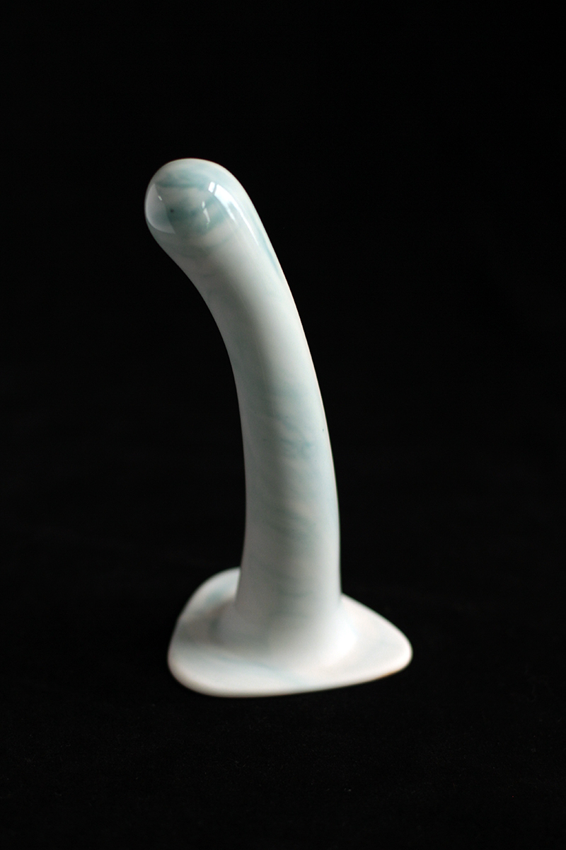 Strap on - M - white and turquoise