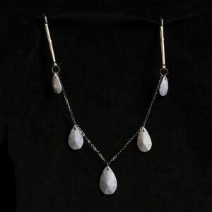 Nipple clamps - Soft lilac faceted jewels